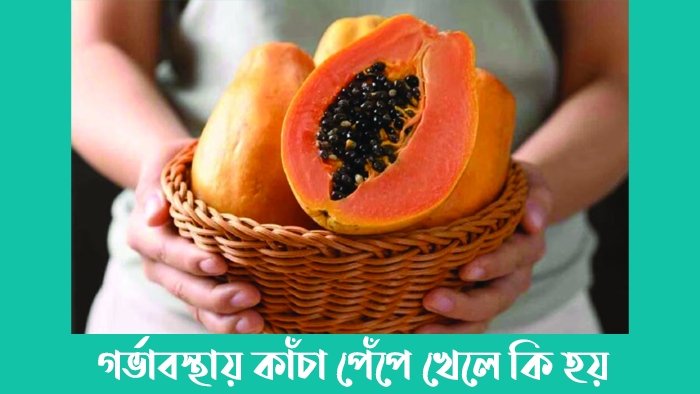 গর্ভাবস্থায় কাঁচা পেঁপে খেলে কি হয়