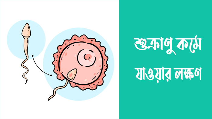 শুক্রাণু কমে যাওয়ার লক্ষণ